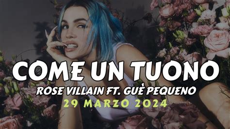 «Come Un Tuono» Rose Villain feat. Guè Pequeno, .